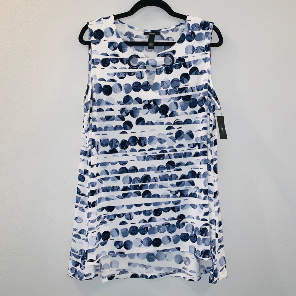 Alfani Plus Size High Low Tank Top